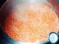 Salsa Cooking in Kettle